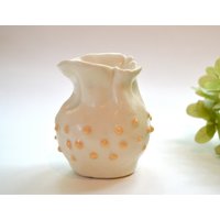 Keramik Vase ~ Kleine Strukturierte Handarbeit Zahnstocherhalter Zahnstocher Halter von EnchanteLLC
