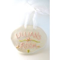 Personalisierte Baby/Kinder Keramik Namensfliese~Personalisierte Babygeschenke~Keramik Namensschild~Personalisiertes Namensschild~Personalisierte von EnchanteLLC