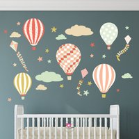 Heißluftballon Kinderzimmer Wandsticker Drachen Und Sterne Stoffsticker Heißluftballon Kinderzimmer Wandsticker Drachen Und Sterne Stoffsticker von EnchantedInteriorsUK