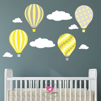 Heißluftballon Wandsticker Gender Neutral Kinderzimmer Dekor Heißluftballon Wandsticker Gender Neutral Kinderzimmer Dekor von EnchantedInteriorsUK