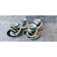 Rosenthal Espresso Tassen Set 90S German Art Design, Studio Line von EncoretroDeutsch