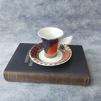 Vintage Rosenthal 1980S Studio Linie Mythos Espressotasse + Untertasse Set Artis Kollektion Nr.4 Yang Vintage Rosenthal 1980S Studio Linie Mythos Espressotasse + Untertasse Set Artis Kollektion Nr.4 Yang von EncoretroDeutsch