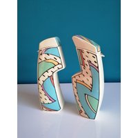 "Vintage Rosenthal Essig & Öl Flaschen Dorothy Hafner "Lightning One" Memphis Design." von EncoretroDeutsch