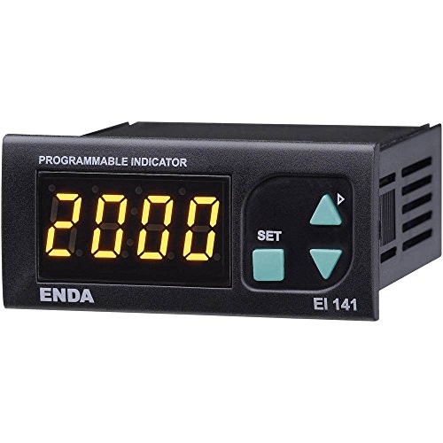 Enda EI141-SM Digitales Einbaumessgeraet Universal LED-Anzeige EI141 0-20 mA/4-20 mA/0-1 V/0 von Enda