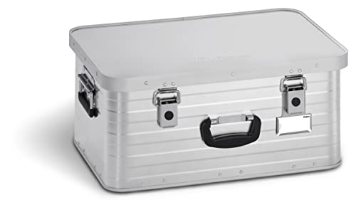 Enders® Alubox TORONTO 47 L - Aluminiumbox mit 1 mm Wandstärke, extra stabil - spritzwasser- und staubdicht, stapelbar - Alukiste einsetzbar als Transportbox, Lagerbox, Werkzeugkiste - Aluminium Box von Enders