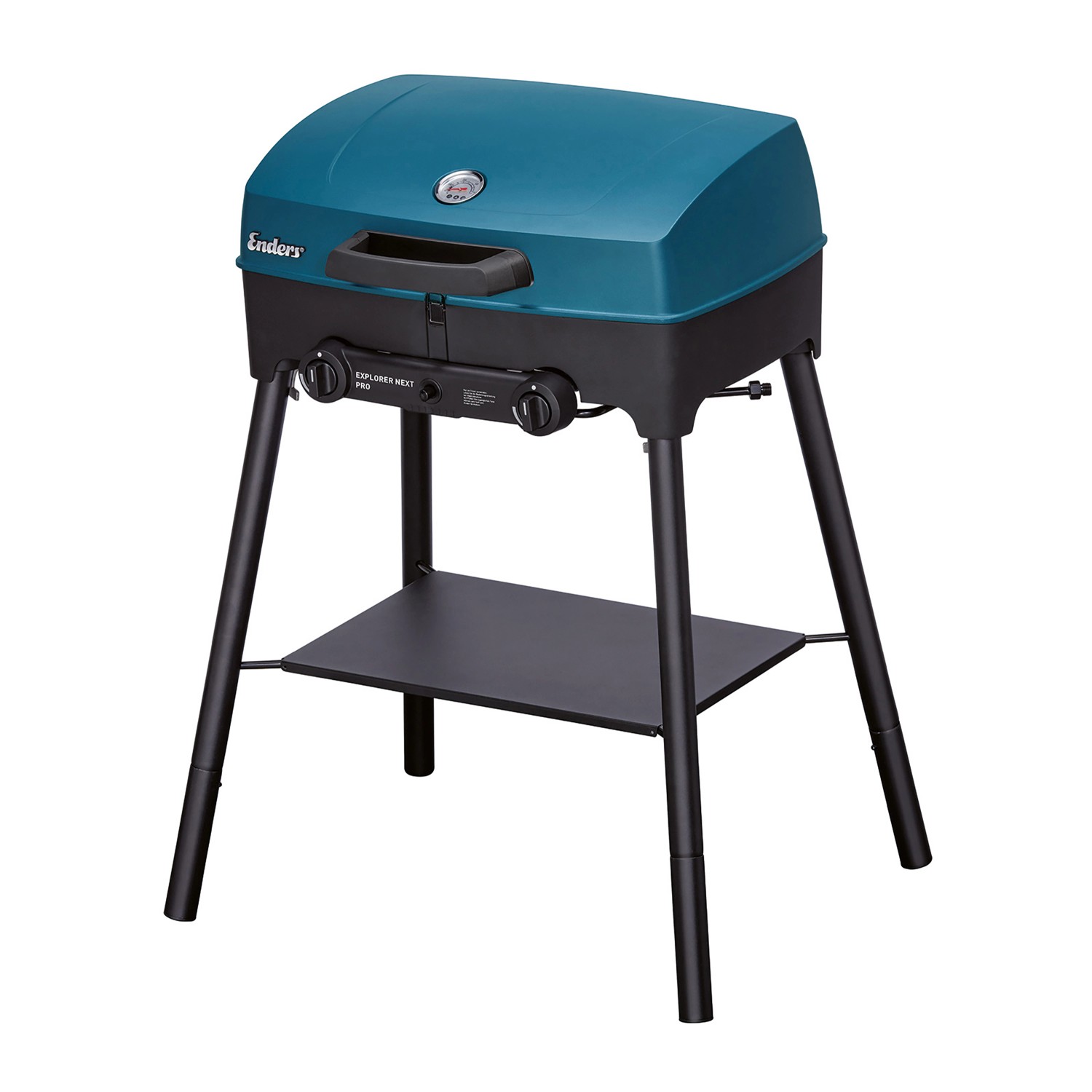 Enders Camping Gasgrill Explorer Next Pro 2 Brenner Blau-Schwarz von Enders