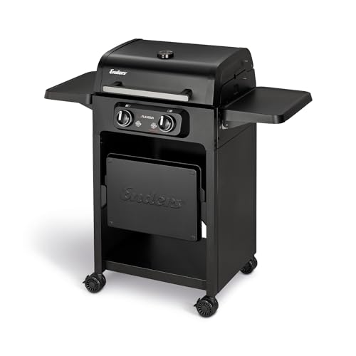 Enders® Elektrogrill eFLAVOUR 2 Turbo, doppelwandige Garhaube, integriertes Thermometer, abklappbare Seitenablagen, 3kW Turbo Zone™, 2 Heizzonen je 1500 Watt, Switch Grid™, Simple CLEAN™ #97156 von Enders