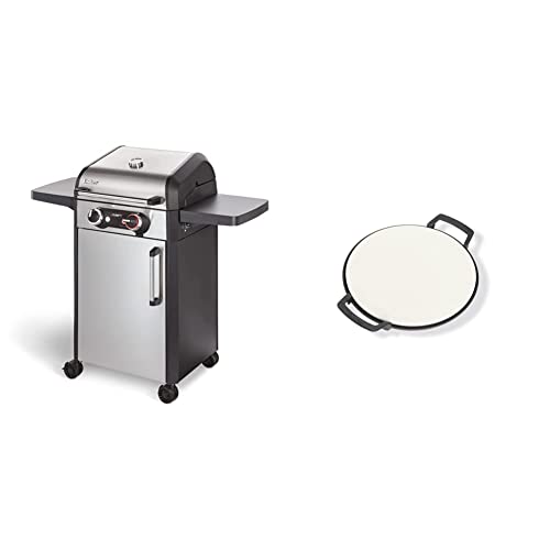 Enders® Elektrogrill eFLOW PRO 2 TURBO™, mit Gussrost SWITCH GRID™ & SWITCH GRID Pizzastein, Halter aus Gusseisen, für Enders® Gasgrill mit Rost-in-Rost System, Grill-Rost-Zubehör von Enders