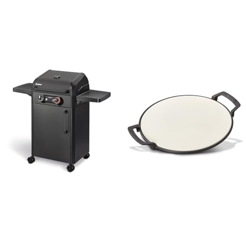 Enders® Elektrogrill eFLOW PRO 2 TURBO™ aus der SHADOW-Serie & ® SWITCH GRID Pizzastein von Enders