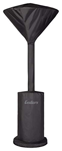 Enders® Fancy/Solid Wetterschutzhülle 5683 für Terrassenheizer, Heizpilz, Schwarz, 90 x 90 x 235 cm, Witterungsbeständig, Outdoor von Enders