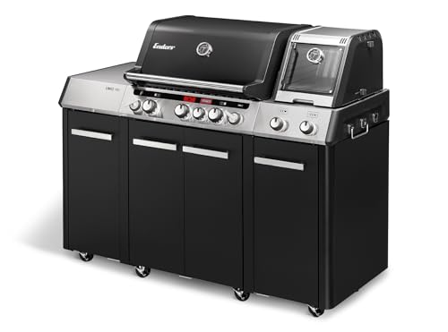 Enders® Gasgrill UNIQ® PRO 3 IKO Cruster®, 3 Edelstahlbrenner, Switch Grid™, 800° Grad Turbo Zone™, CRUSTER®, Delicater™-Ofen, Seitenkocher, 24,9kW #8606 von Enders