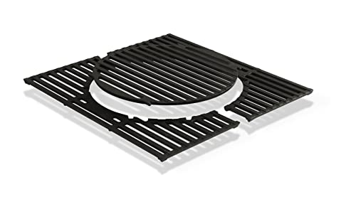 Enders® SWITCH GRID Rost-in-Rost System, Gusseisen, für Enders® Gasgrill BOSTON 2-Brenner, Grill-Zubehör, Grillrost, optionale Einsätze, Sear Grate, Pizzastein, Pfanne und Geflügelbräter 7783, Schwarz von Enders