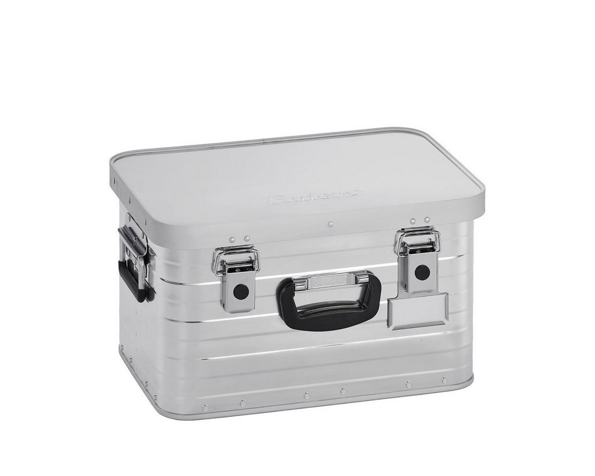 Enders® Aufbewahrungsbox Alubox 29 L, hochwertig verarbeitet mit Moosgummidichtung, Alukiste Transportbox Lagerbox Alukoffer Metallkiste Alubox von Enders®