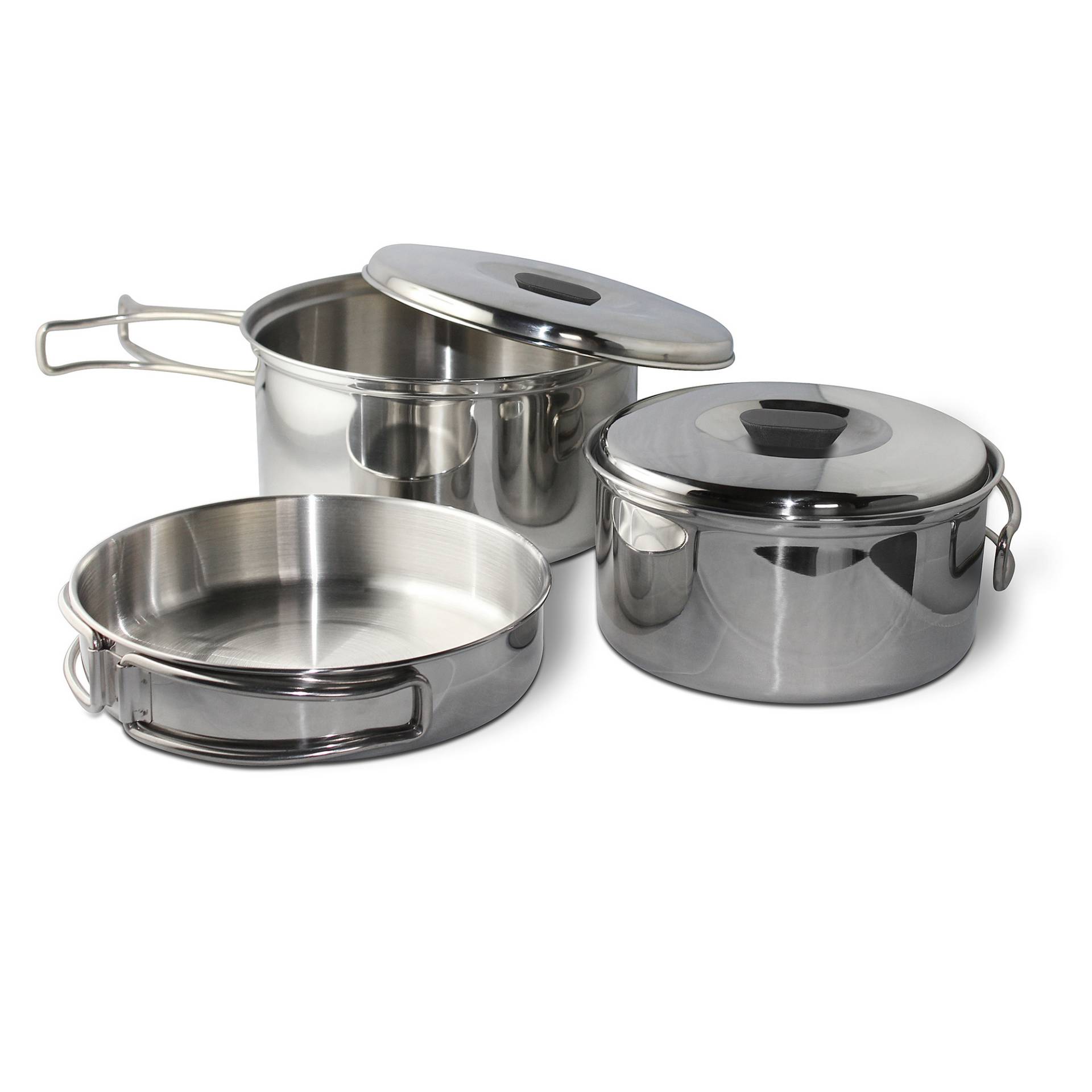 Enders Camping-Topfset 'Culina' Edelstahl 3-teilig Enders Camping-Topfset 'Culina' Edelstahl 3-teilig von Enders