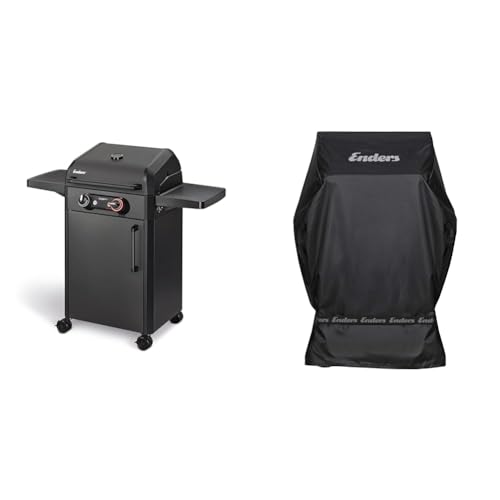 Enders Elektrogrill eFLOW PRO 2 TURBO SHADOW, Gussrost SWITCH GRID & Premium Wetterschutzhülle für Enders Grill BROOKLYN Next 2+3, eFLOW PRO 2 von Enders