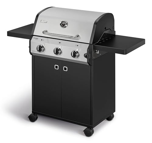 Enders Gasgrill Chicago Next 3, 3-Edelstahlbrenner, doppelwandige Garhaube, Gussrost, 2 abklappbare Seitenablagen, integriertes Thermometer, 9,6 kW #89396 Enders Gasgrill Chicago Next 3, 3-Edelstahlbrenner, doppelwandige Garhaube, Gussrost, 2 abklappbare Seitenablagen, integriertes Thermometer, 9,6 kW #89396 von Enders