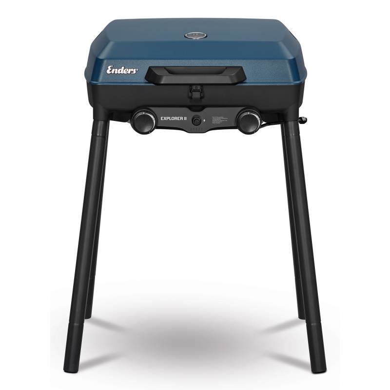 Enders Gasgrill 'Explorer II' blau, schwarz 60 x 78 x 48 cm von Enders