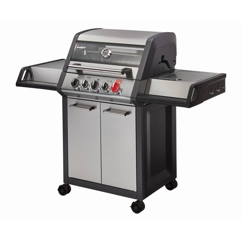 Enders Gasgrill 'Monroe Pro 3 Sik Turbo' edelstahlfarben 143,5 x 118,5 x 58 cm von Enders