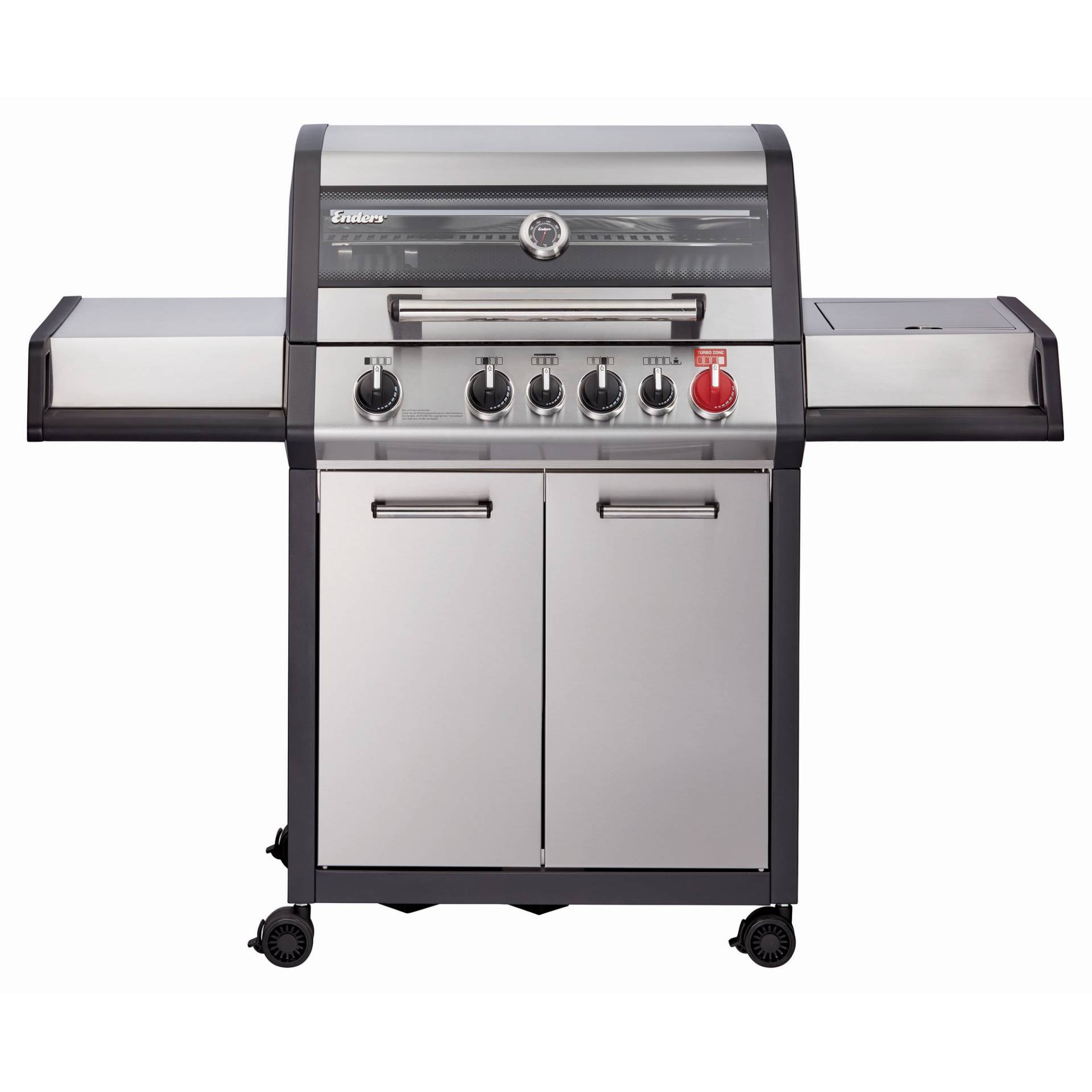 Enders Gasgrill 'Monroe Pro 4 SIK Turbo' silber/schwarz 153,5 x 118,5 x 58 cm Enders Gasgrill 'Monroe Pro 4 SIK Turbo' silber/schwarz 153,5 x 118,5 x 58 cm von Enders