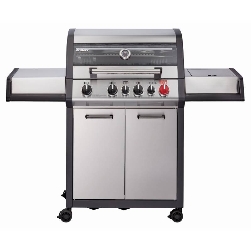 Enders Gasgrill 'Monroe Pro 4 SIK Turbo' silber/schwarz 153,5 x 118,5 x 58 cm von Enders