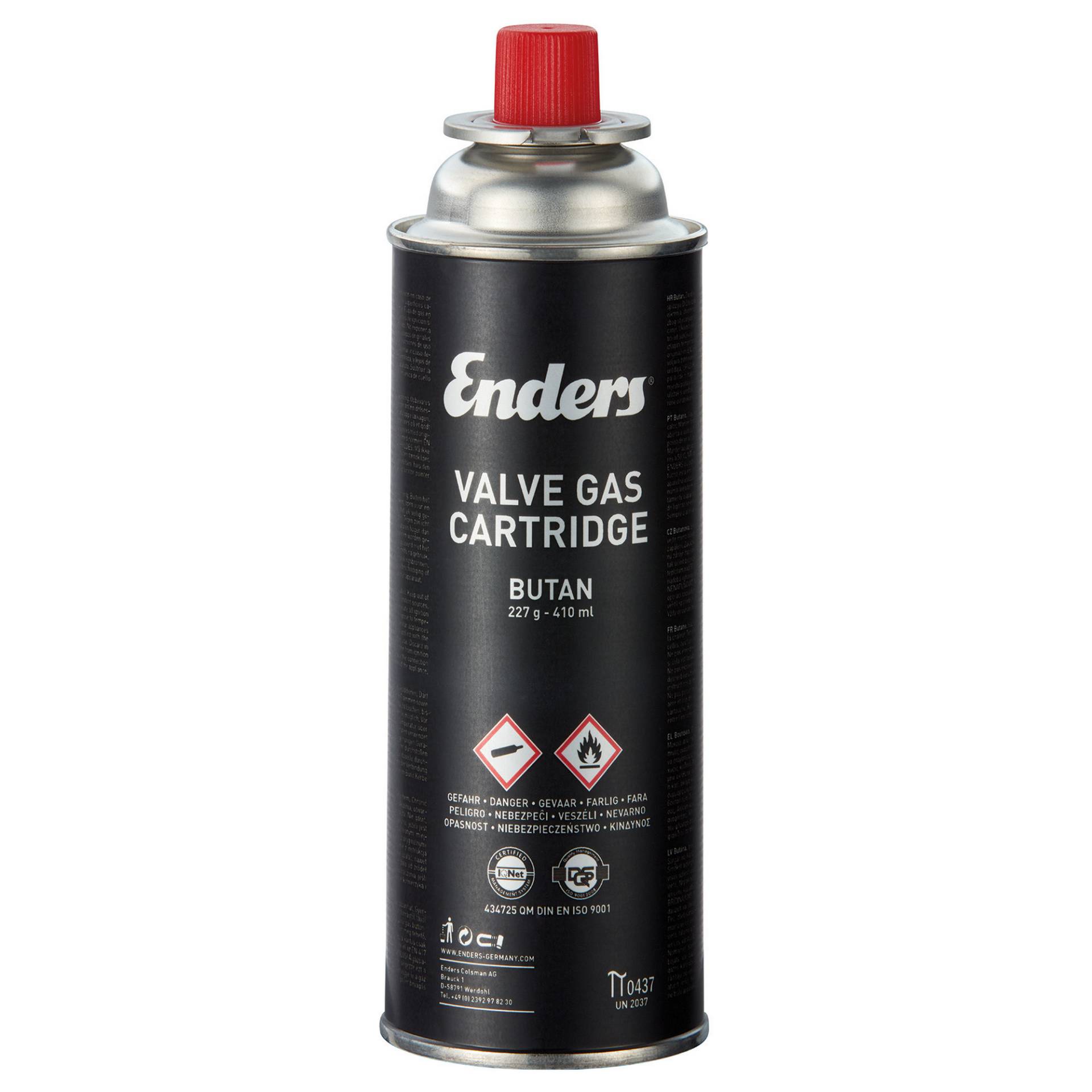 Enders Ventilkartusche Butan 227 g für Gaskocher Nelson Enders Ventilkartusche Butan 227 g für Gaskocher Nelson von Enders