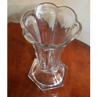 Super Sale Heisey Vase Ridgeeagle Trompetenform von EndlessTreasuresNJ