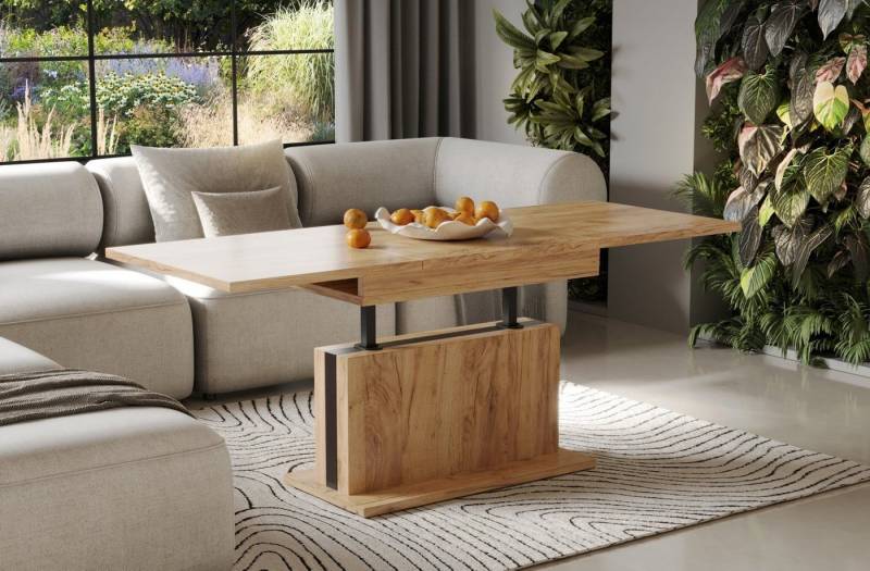 Endo-Moebel Couchtisch Solaris 110-170 cm Doppellift Couch- und Esstisch von Endo-Moebel