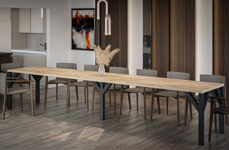 Endo-Moebel Esstisch Dunaj 350cm erweiterbar Esszimmertisch ausziehbar Metallgestell XXL Endo-Moebel Esstisch Dunaj 350cm erweiterbar Esszimmertisch ausziehbar Metallgestell XXL von Endo-Moebel