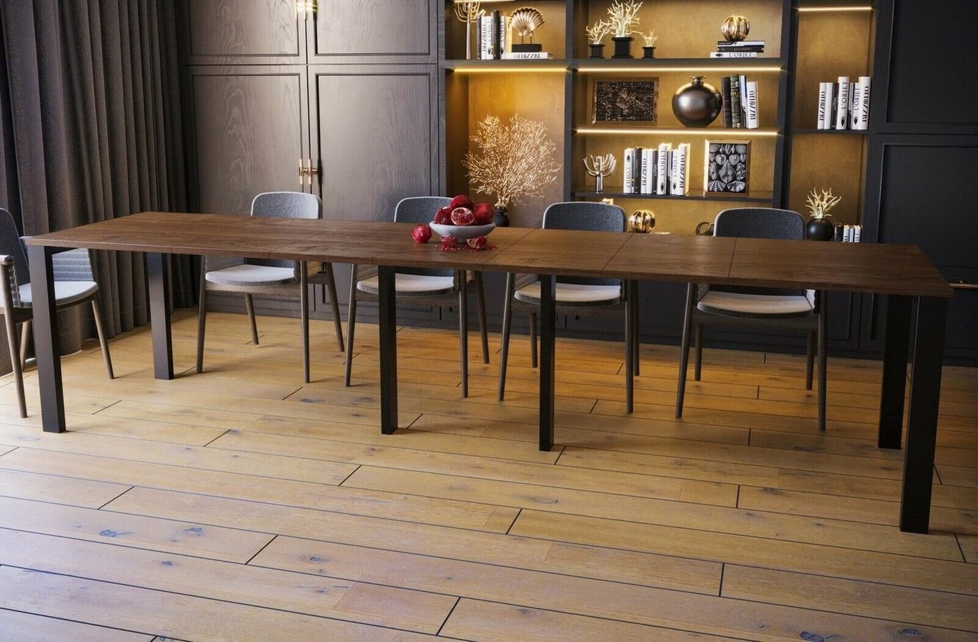 Endo-Moebel Esstisch Esstisch Vast 130 / 330cm XXL Design Metallgestell ausziehbar, erweiterbar Kulissentisch Metallgestell Küchentisch Endo-Moebel Esstisch Esstisch Vast 130 / 330cm XXL Design Metallgestell ausziehbar, erweiterbar Kulissentisch Metallgestell Küchentisch von Endo-Moebel