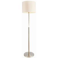 Endon Andromeda - 1 Licht Stehlampe Satin Chrom, Acryl mit Blasen, E27 von Endon