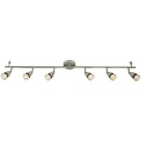 Einstellbarer 6 Light Spotlight Chrome, GU10 - Endon von Endon