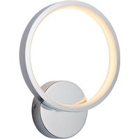 Endon - Radius Moderne Designer Runde led Wandleuchte Chrom, Warmweiß, IP44 von Endon