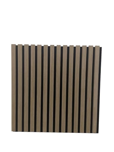 Akustikpaneele Holz in Walnuss dunkel - 3x quadratrische Wandpaneele 58x58x2,1 cm - Echtholzfurnier mit Filz - Holzpaneele Wandverkleidung zum Kleben oder Schrauben - einfache Montage von Endorphin