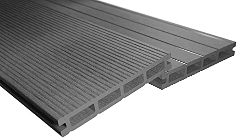 Endorphin WPC Terrassendielen Muster Hellgrau 14,6 x 15cm von Endorphin