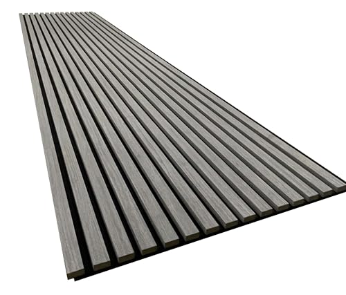 Endorphin 8 Stück Akustikpaneele 61x266x2,1cm Holzfurnier Eiche grau von Endorphin