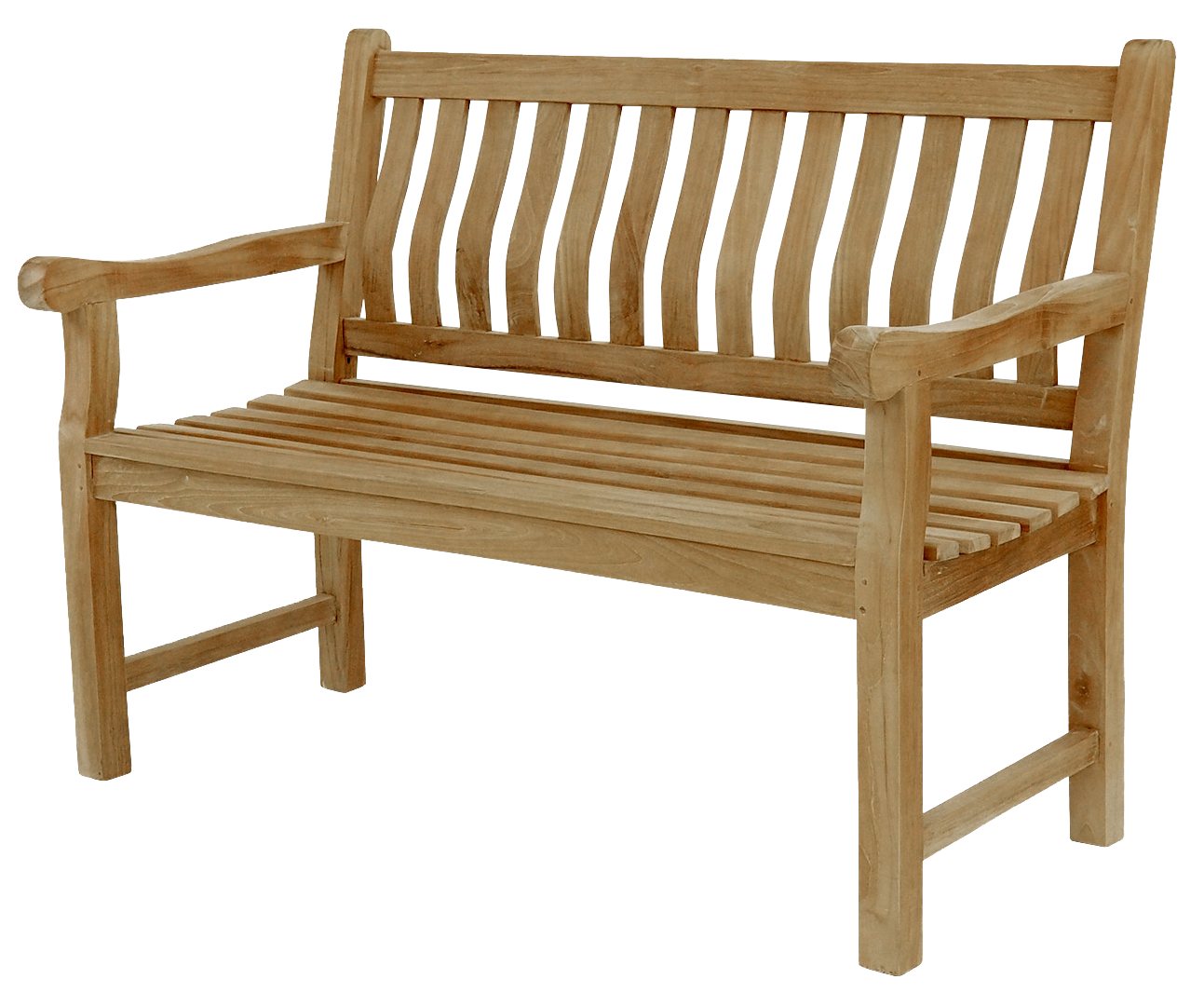 Endorphin Sitzbank Gartenbank Breite 120 cm, Parkbank, Teakholz Bank, nachhaltig, wetterf von Endorphin