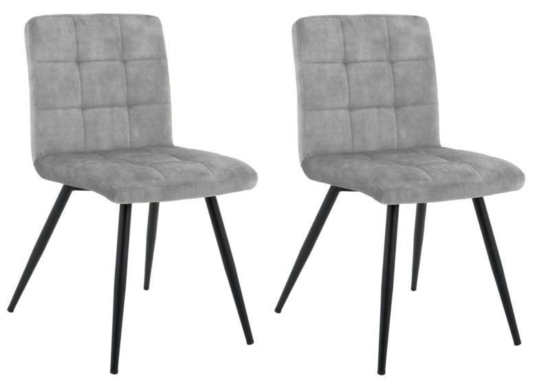 Endorphin Stuhl Design Stuhl 2er Pack in grau von Endorphin
