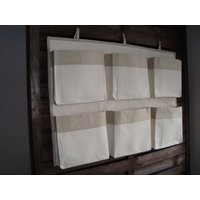 Krippe Organizer Leinen Kinderzimmer Hängen Aufbewahrung Krippe Organizer Leinen Kinderzimmer Hängen Aufbewahrung von EndulzarVivarta