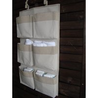 Krippen-Organizer Aus Canvas Hängende Kinderzimmer Aufbewahrungstasche, Ungefärbte Baumwolle Krippen-Organizer Aus Canvas Hängende Kinderzimmer Aufbewahrungstasche, Ungefärbte Baumwolle von EndulzarVivarta