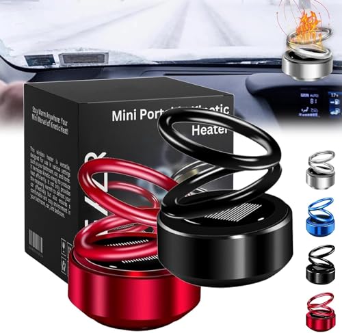 AEXZR Tragbare kinetische Mini-Heizung, AEXZR Mini tragbare kinetische Heizung, Aexzr Mini-Heizung, kinetische Mini-Heizung, automatisch rotierende Solar-Doppelring-Heizung für Auto und Haushalt von Endxedio
