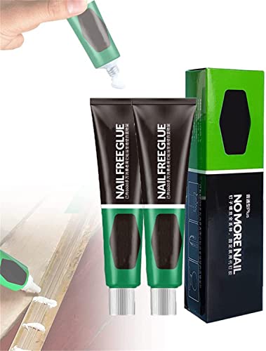 All-purpose Glue,Super Glue All Purpose Adhesive,Nail-free Glue Adhesive Sealant,All Purpose Glue Extra Strength for Plastic Resin Ceramic Metal Glass (2pcs) von Endxedio