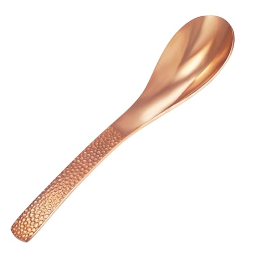 EnerCoppeX Handgefertigte Kupferlöffel, nachhaltiges Luxusgeschirr, perfekt, um Gäste zu unterhalten und Ihren edlen Geschmack zu zeigen (CWA-0005A) von EnerCoppeX
