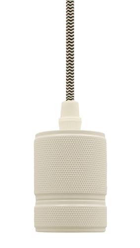 PENDANT METAL MATT WHITE SMOOTH CABLE BLACK/WHITE CONTEMPORARY von Energeeks