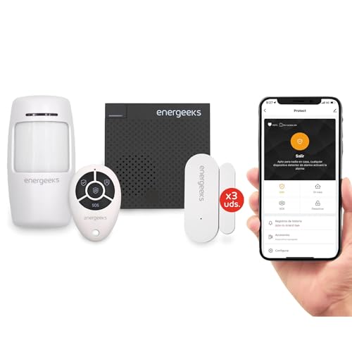 Wifi + GSM Protect Plus alarm system. Central Wifi + GSM-H502 x 1Pc.Adapter DC 5V/1A x 1Pc. Motion sensor x 1Pc. Remote control x 1Pc. Opening sensor x 1Pc x 1Pc Wifi + GSM Protect Plus alarm system. Central Wifi + GSM-H502 x 1Pc.Adapter DC 5V/1A x 1Pc. Motion sensor x 1Pc. Remote control x 1Pc. Opening sensor x 1Pc x 1Pc von Energeeks