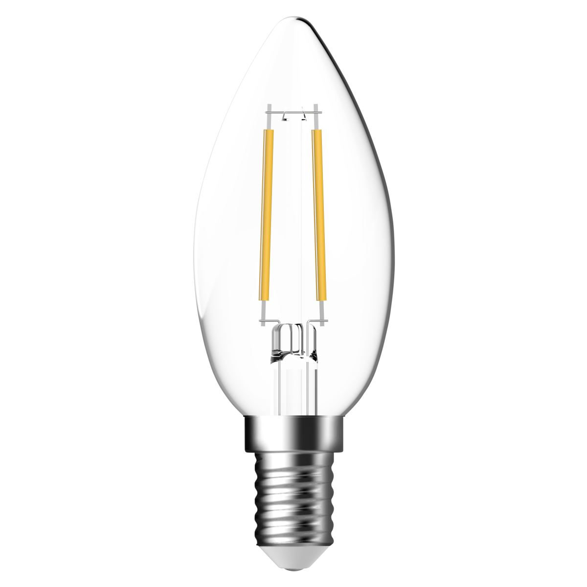 Nordlux Energetic LED Leuchtmittel E14 C35 Filament klar 140lm 2700K 1,2W 80Ra 360° 3,5x3,5x9,7cm von Energetic