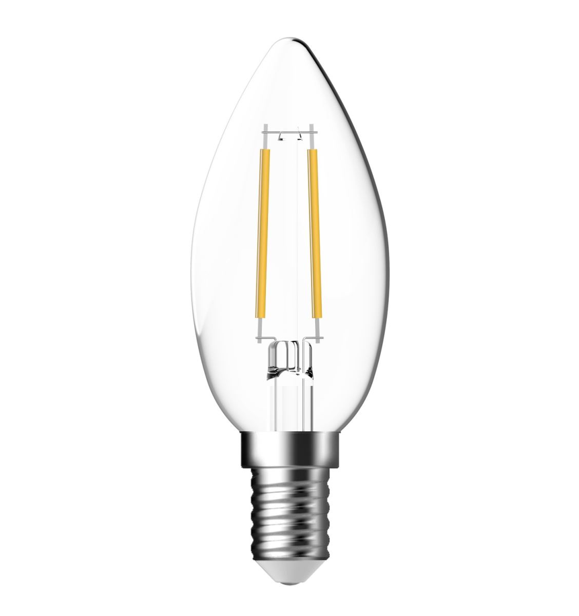 Nordlux Energetic LED Leuchtmittel E14 C35 Filament klar 470lm 2700K 4,8W 80Ra 360° dimmbar 3,5x3,5x9,7cm von Energetic