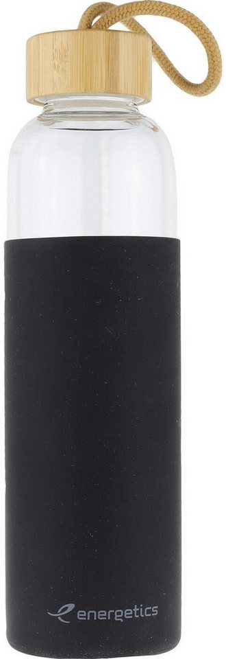 Energetics Trinkflasche Trinkflasche Glass Bottle Bamboo II 0.55 BLACK/ANTHRACITE von Energetics