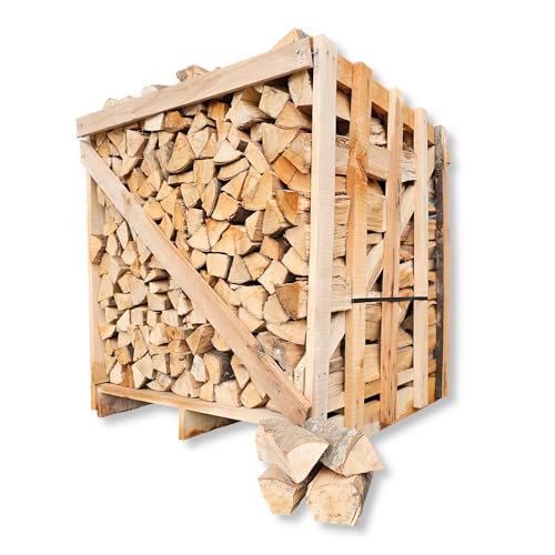 1 Box Brennholz 1 RM Box Kaminholz Buche 25cm für die Heizsaison 2024/2025 ofenfertig gespalten Kaminholz Holz Feuerholz Scheitholz Kaminfeuer Lagerfeuer Ofen | Energie Kienbacher (1 RM) von Energie Kienbacher