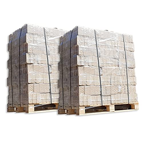 2000kg Palette RUF Hartholzbriketts Brenn Kamin Ofen Grill Smoker Heizen Holz Gluthalter Brennholz Premium Öko Holzbriketts | 2 Paletten | Energie Kienbacher von Energie Kienbacher