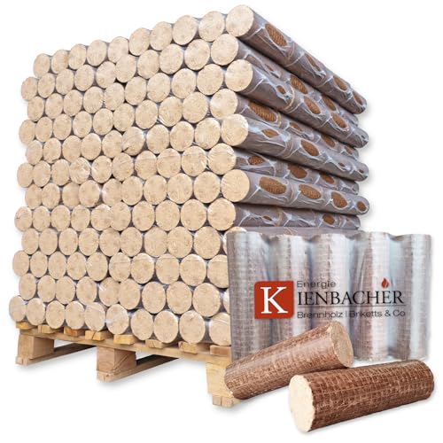 960kg Palette Nestro BrikettTOP SONDERAKTION Hartholzbriketts aus Buche und/oder Brenn Kamin Ofen Heizen Holz Gluthalter Brennholz Premium Öko Holzbriketts | Energie Kienbacher von Energie Kienbacher